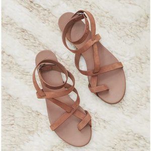 JENNI KAYNE Oiled Leather Strappy Sandal